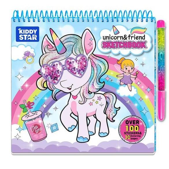 

Toys Kingdom Kiddy Star My Ity Book Unicorn Seni Gambar Buku Mewarnai Anak Kids Colng Book Set Sketch Book