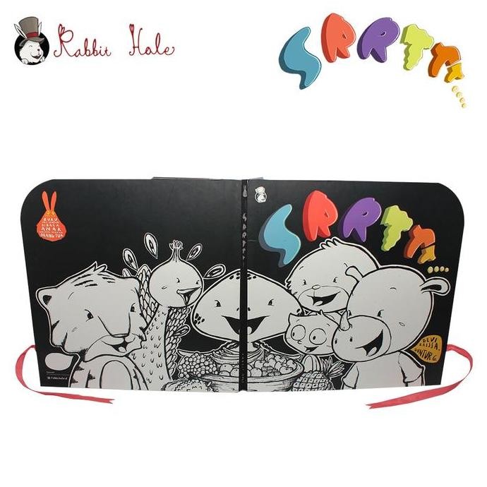 Rabbit Hole - Paket Buku Anak Newborn High Contrast Aku (0-6 bulan) Board book LM