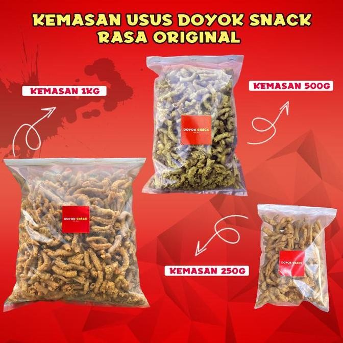 

500g Keripik Usus Original Asin Kriuk Camilan Snack Food Jaya Makmur 2 Cemilan Makanan Pedas Kerupuk usus 1 jeruk usus crispy Kripik Usus