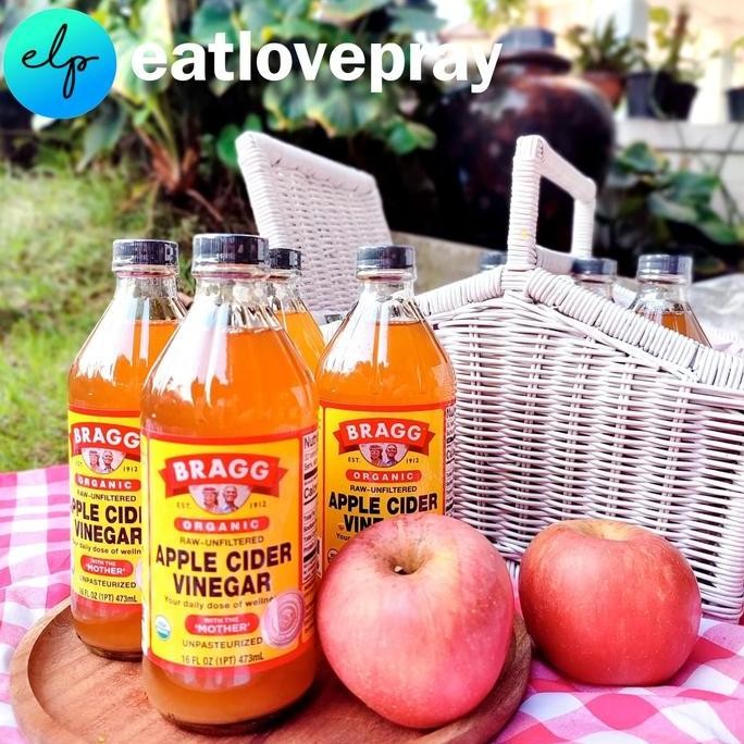 

JH8 BRAGG APPLE CIDER VINEGAR ( ACV ) 473 ml | Cuka Apel Organik