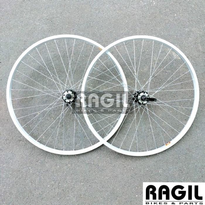 Wheelset Sepeda 26 Inch Araya Vp21 Alloy Lubang 36 Hole 36H Velg Rim Rims Hub Freehub Slup Cassette 