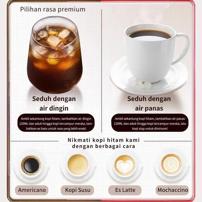 

BISA COD Kopi Hitam Arabika (12 Sachet/Box)