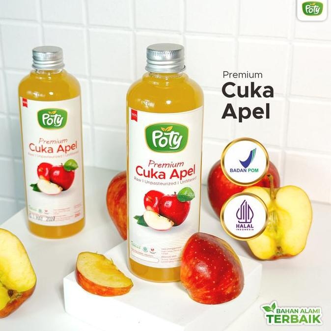 

JH8 Cuka Apel Asli Organik 500 ml Apple Vinegar With Mother Organic cukaapel