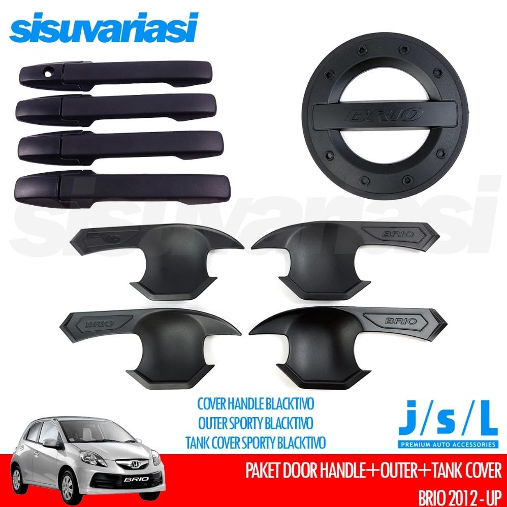 Honda Brio Old 2012 2013 2014 2015 2016 2017 Aksesoris Door Handle Outer Tank Cover AST