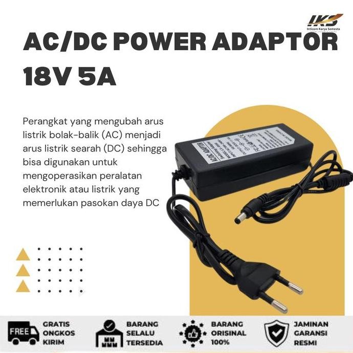 Termantab] Power Supply AC/DC Power Adaptor 18V 5A