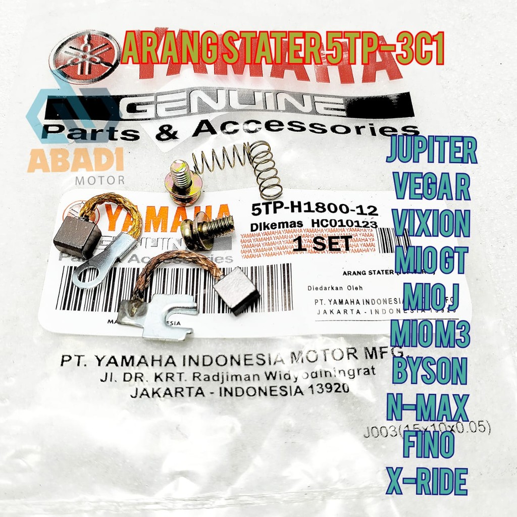 Arang Stater Ori Yamaha 5TP-3C1 Jupiter Z Mio J Vega R Mio M3 Jupiter MX 135 NMax Lama Vixion XRide 