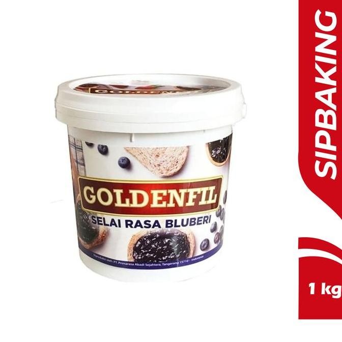 

Goldenfil Blueberry jam 1 kg Selai Bluberi