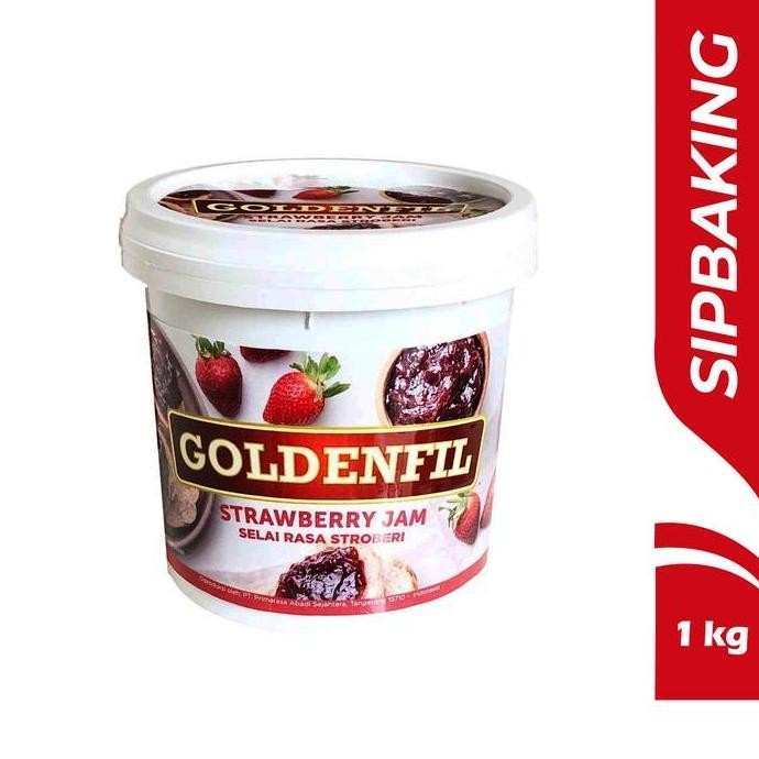 

Goldenfil Strawberry Jam Selai strawberry 1 kg