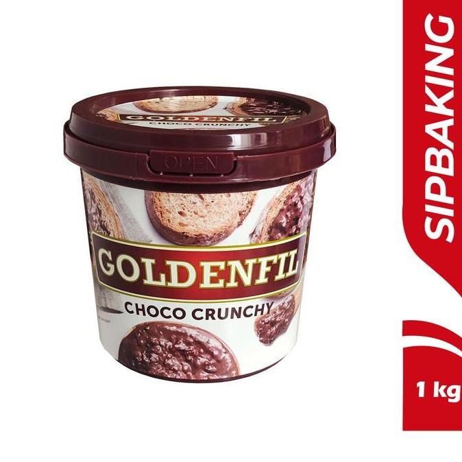

GOLDENFIL Choco Crunchy 1kg selai coklat pasta chocolate Cokelat