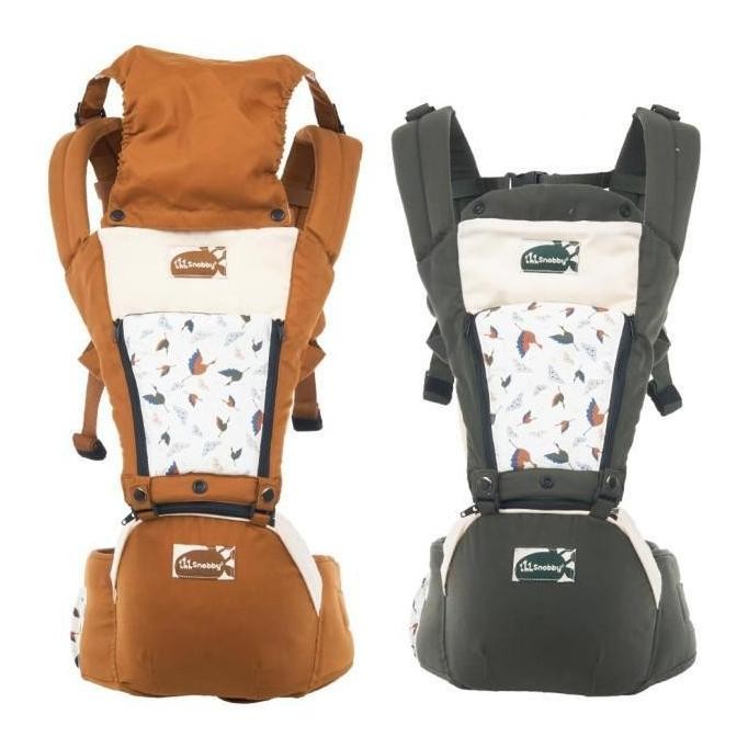 Snobby Gendongan Hipseat 6 Posisi + Saku Sirkulasi Swan Tpg5941 Bayi Gendong Co