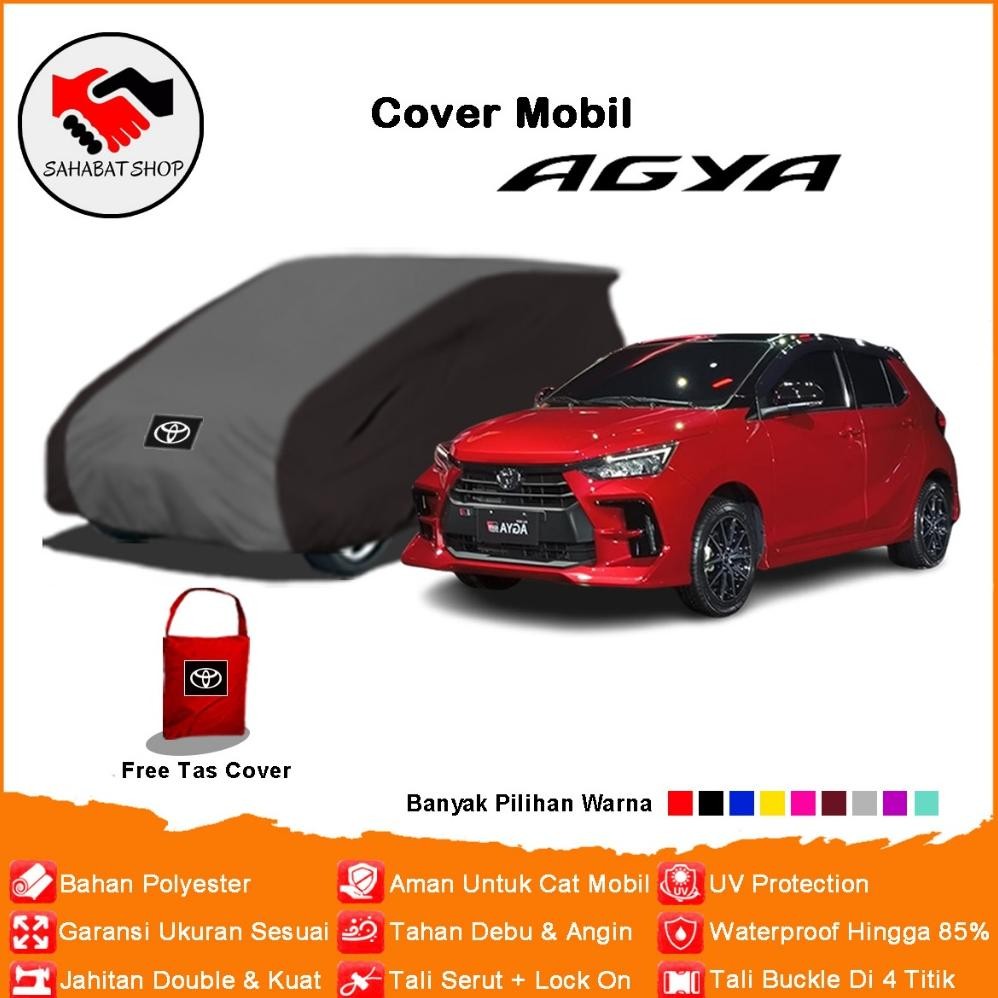 Body Cover Mobil Agya Sarung Mobil Agya Outdoor Selimut Penutup Waterproof AST