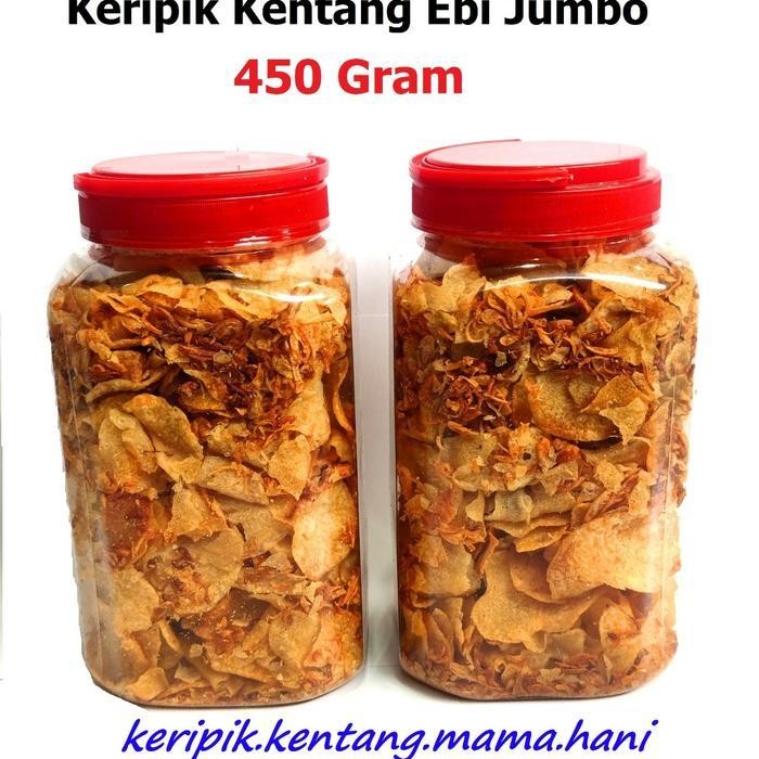 

Keripik Kentang Ebi Mama Hani Homemade Enak Premium 450 Gram