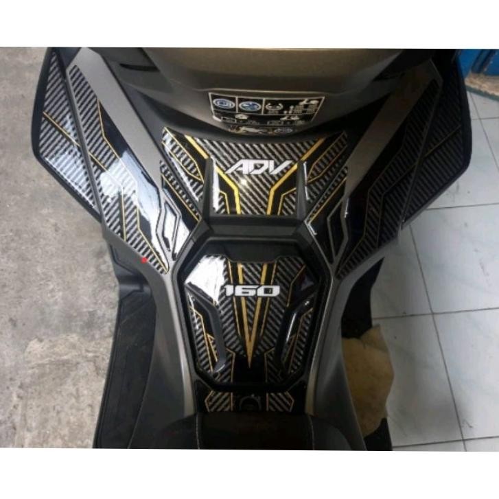 STIKER ADV 160 BARU TIMBUL PELINDUNG TENGKI DEKPED DACKPAD HONDA NEW ADV 160 STIKER RESIN TIMBUL ELA