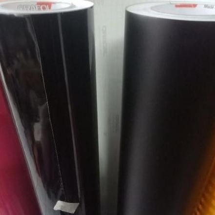 (Expert) oracal 651 hitam doff dan hitam glossy