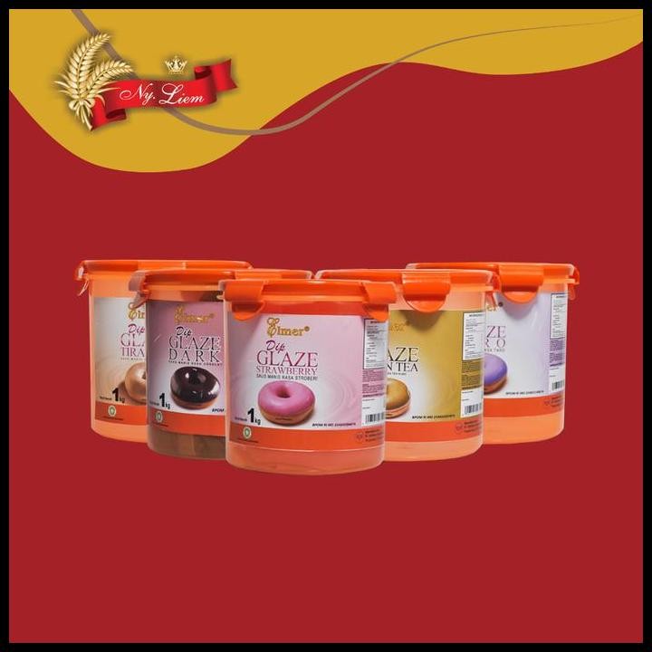 

Terlaris Elmer Dip Glaze (Saus Coklat Manis) Berbagai Rasa 1 Kg Good Quality