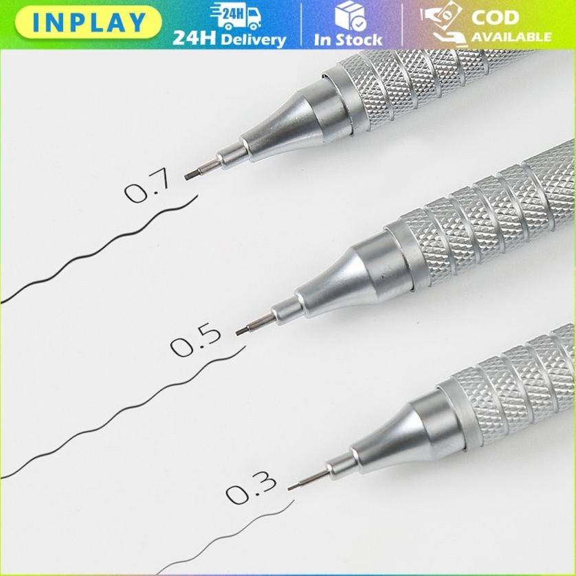 

1Pcs Pensil Mekanik 0.5MM dengan Pusat Gravitasi Rendah Gambar Logam Pensil Khusus Kantor Sekolah Tulis Perlengkapan Seni DiM