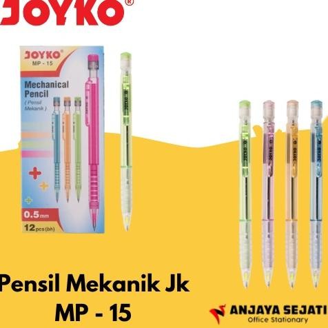 

Pensil Mekanik Joyko MP - 15 | Perlusin (12pcs) DiM