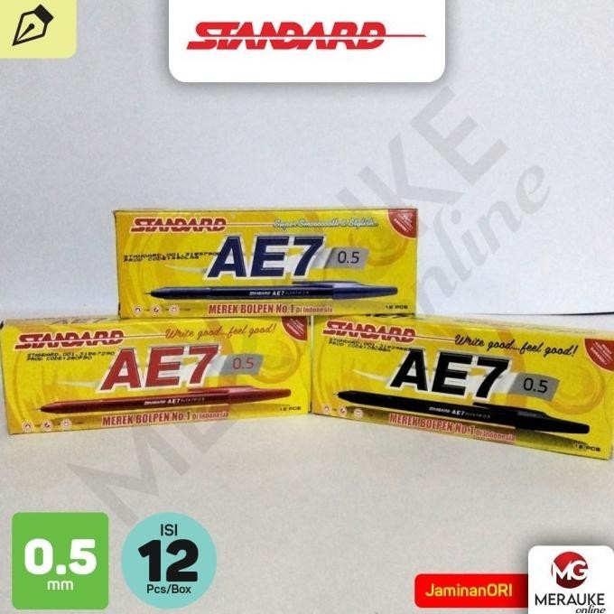 

Ballpoint STANDARD AE7 ALFATIP - H/M/B 12 Pcs DiM
