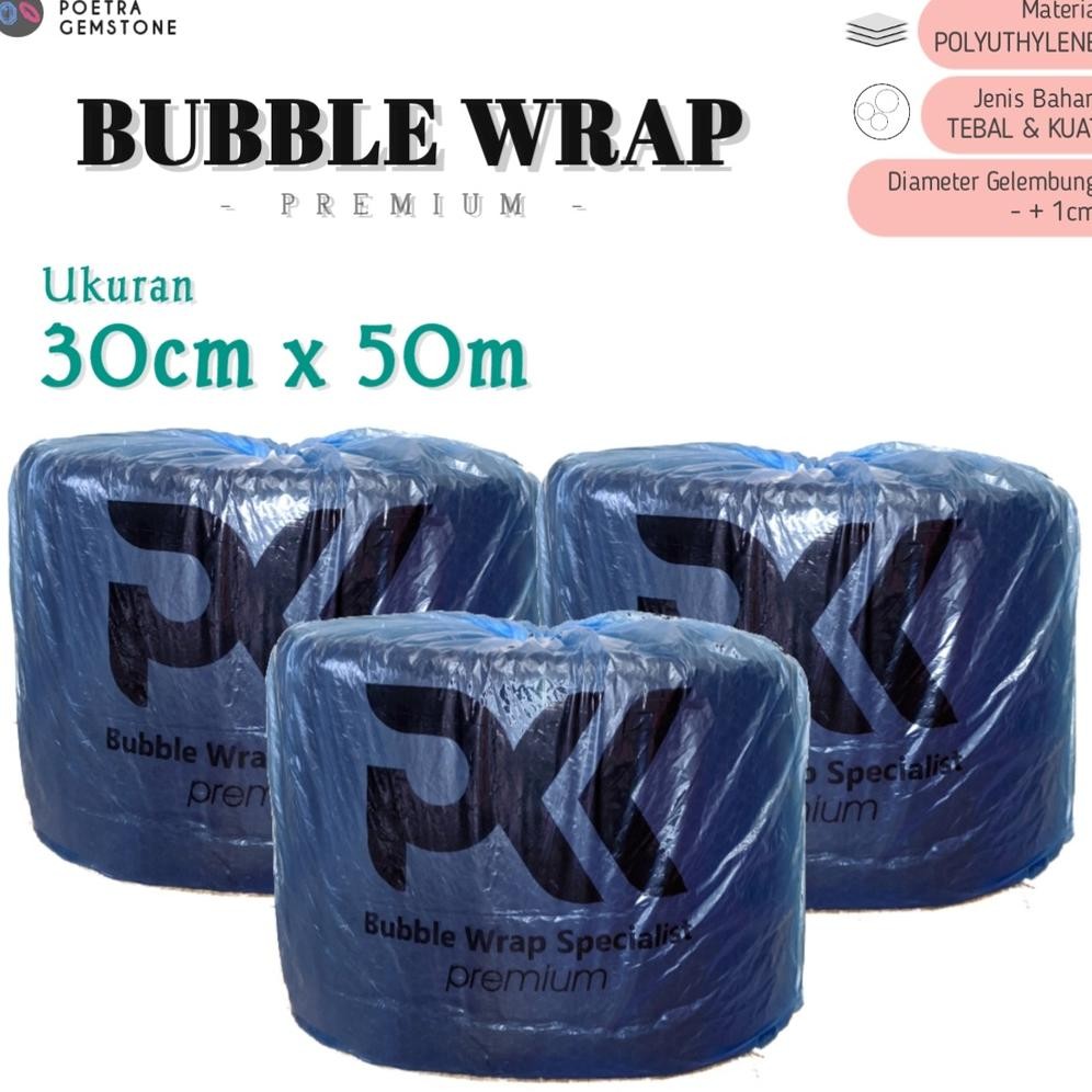 

Plastik Bubble Wrap 30cmx50Meter Packing Premium Ekonomis DiM