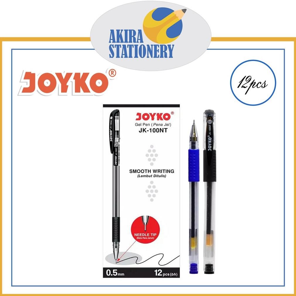 

Pulpen JOYKO JK 100 Gel Warna 0.5 mm / Pen Gel JK-100 Black 05mm / Jk 100 NT Needle Tip BallPoint Cair / Jk-100NTBallpen Cabut PAK ( 12 PCS ) DiM