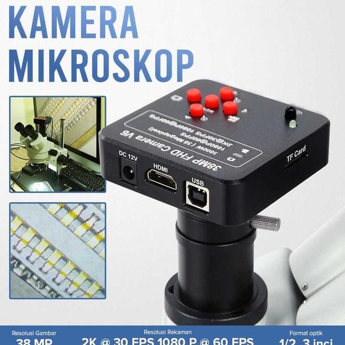 

Sale Kamera Mikroskop Industrial Magnifier Full Hd 38Mp 2K - V6