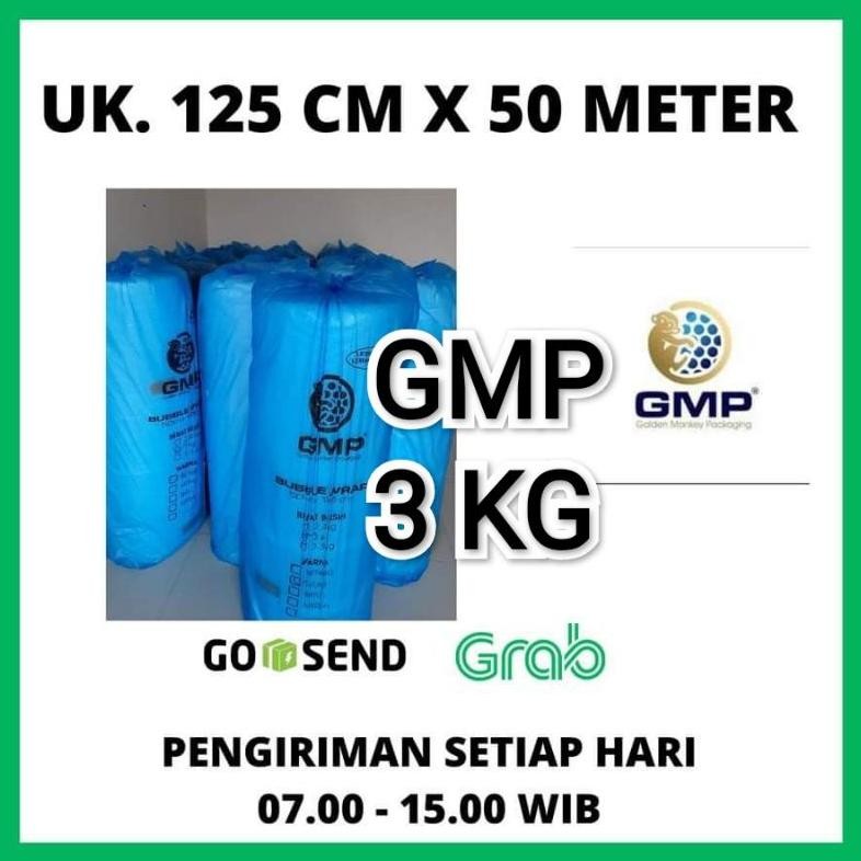 

Bubble Wrap Roll MURAH TEBAL (50X125) Premium GMP 3KG Ukuran 50 Meter X 125 CM / Bubble Wrap Tebal / Bubble Wrap Tebal Hitam / Bubble Wrap Tebal Putih / Bubble Wrap Tebal Bening / Pelindung Pembungkus Kemasan Pengaman Barang Pecah Belah DiM