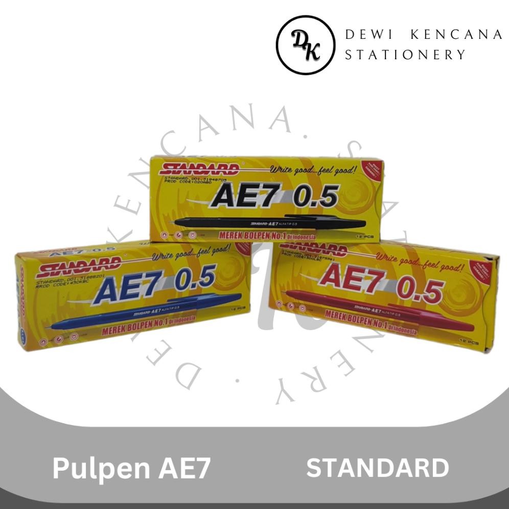 

Pulpen Standard AE7 0.5 1 Pak Isi 12 Pcs DiM