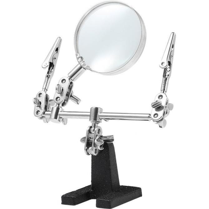 

Sale Kaca Pembesar Helping Hand Tool Magnifier Dengan Penjepit Adjustable