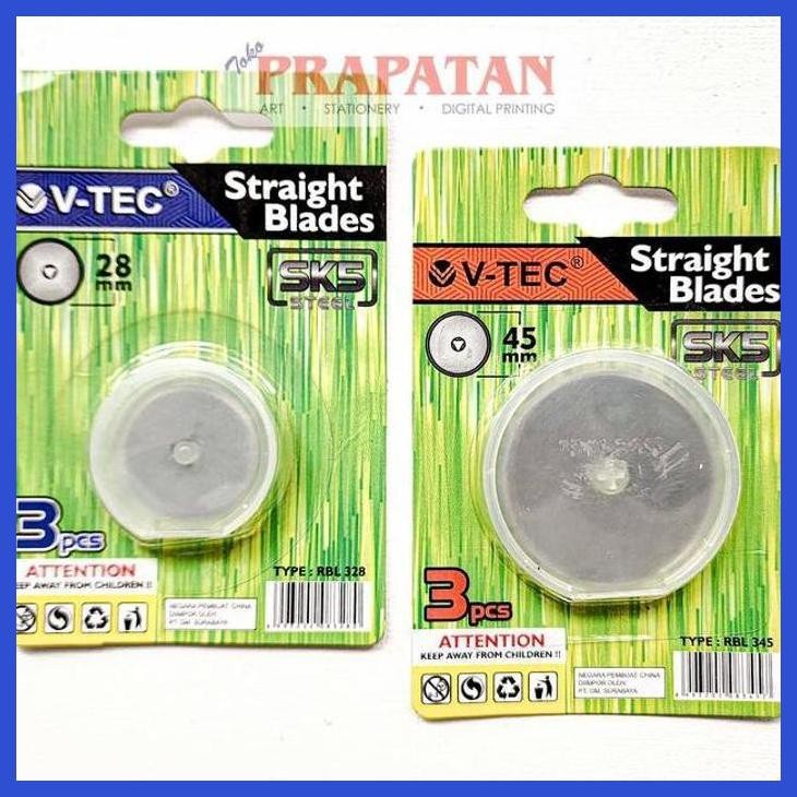 

( SEKOLAH / LUKIS ) COD V-TEC ROTARY CUTTER REFILL RC-RBL | PEMOTONG PUTAR (SENI / MENGGAMBAR / ART / KERAJINAN ) PRIVASI AMAN