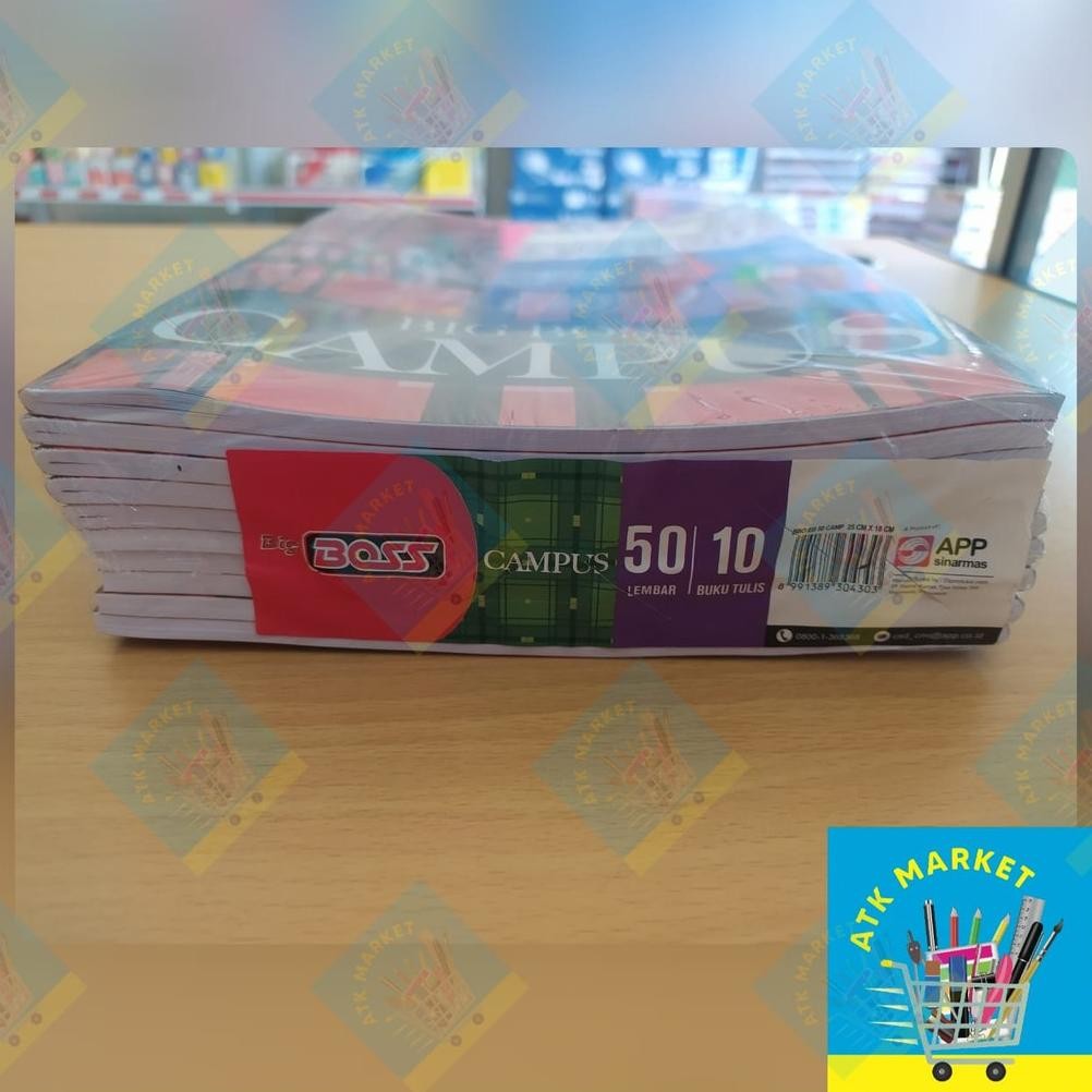 

(PACK) Buku Tulis Big Boss Campus 50 lbr (SINARMAS grup)