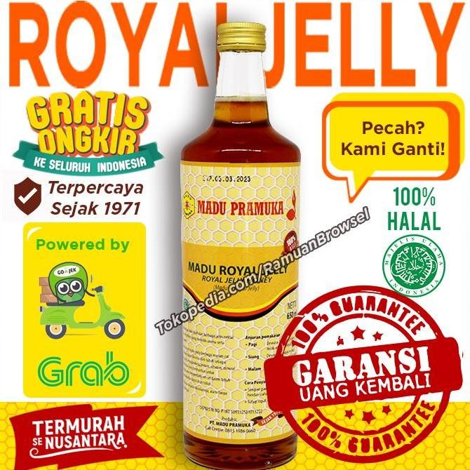 

NEW Madu Pramuka Alami (Madu Royal Jelly) 650ml READY