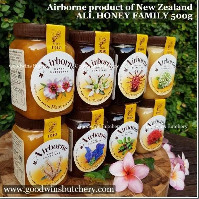 

NEW Madu honey NZ AIRBORNE New Zealand 500g 8 variants READY