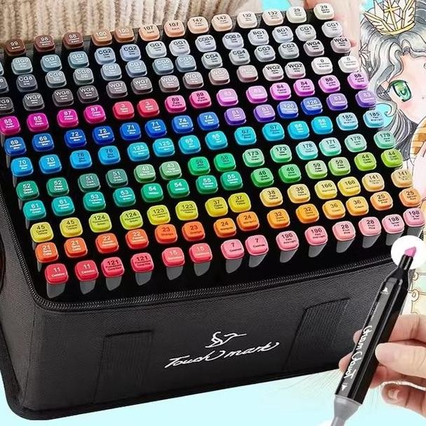 

Double Pen Tip Markers Brush Pens Set Painting Hhlhter School Art Supplies
