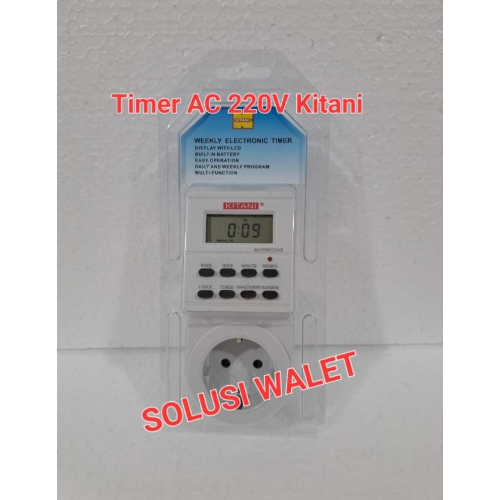 Timer AC Colokan Listrik KITANI