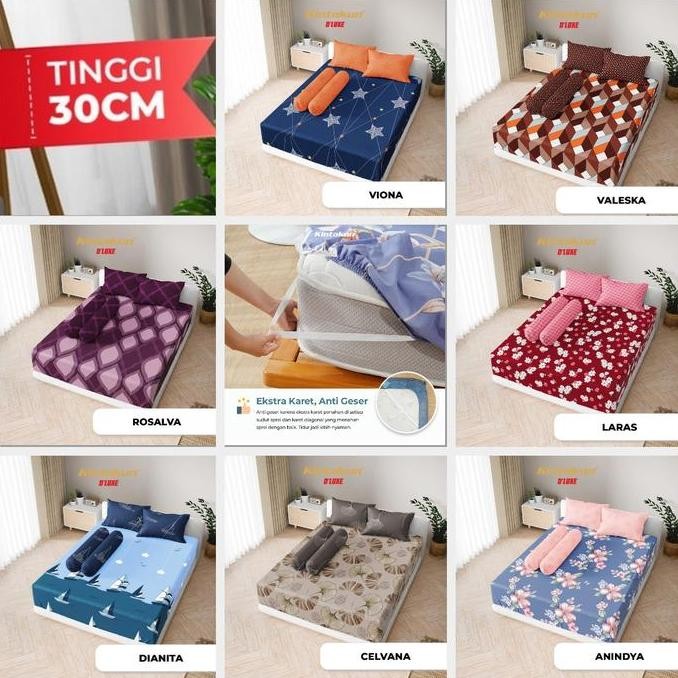 KINTAKUN D'LUXE Sprei Tinggi 30 cm Uk.180 x 200 ( KING )