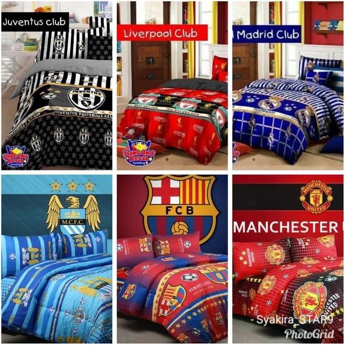 Sprei Motif Bola Club Bola 90x200x20