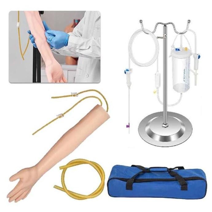 Set Manekin Tangan Infus Lengan Infus Silikon Manekin Lengan Infus Manekin Phantom