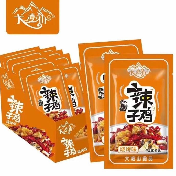 

Snack Ayam Pedas Camilan Daging Chiken Spicy La Zi Ji Enak 20 Gram