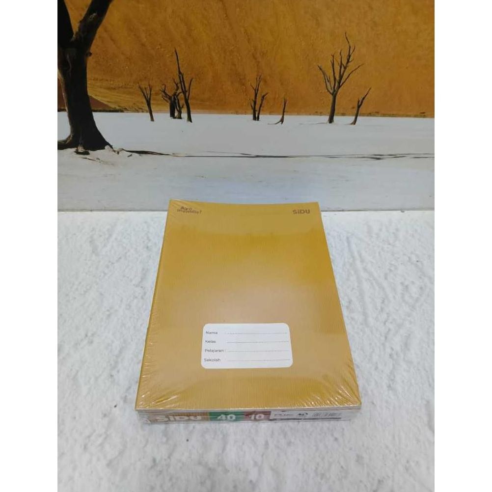 

(10BUKU) Buku Tulis Sinar Dunia SIDU isi 40 cover depan motif seperti di sampul COKLAT KRAFT