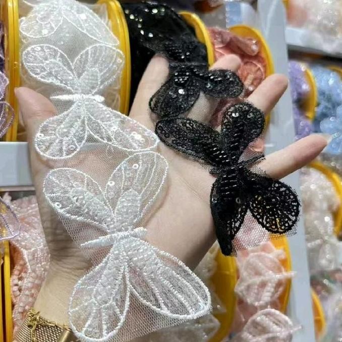 

\\\\\] bordir kupu payet tabur, butterfly applique