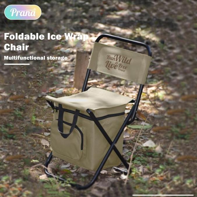 ''Terlaris" Prana Kursi Lipat Portable Bahan Tabung Baja - Kursi Lipat Untuk Aktifitas Luar Ruangan 