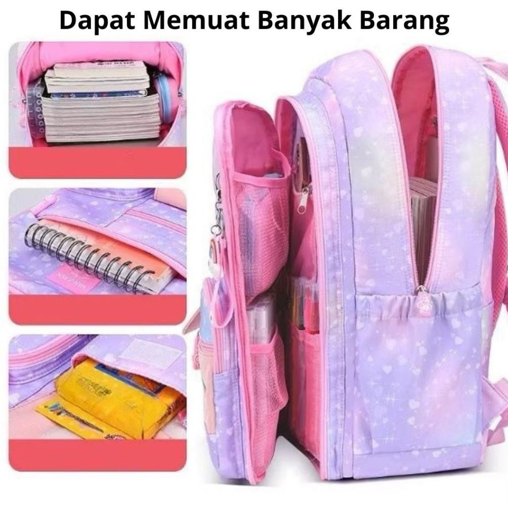 

GOKIDO - BK140 Tas Sekolah Tas Ransel Anak Perempuan Tas Sekolah Anak Perempuan Tas Sekolah Wanita Tas Sekolah