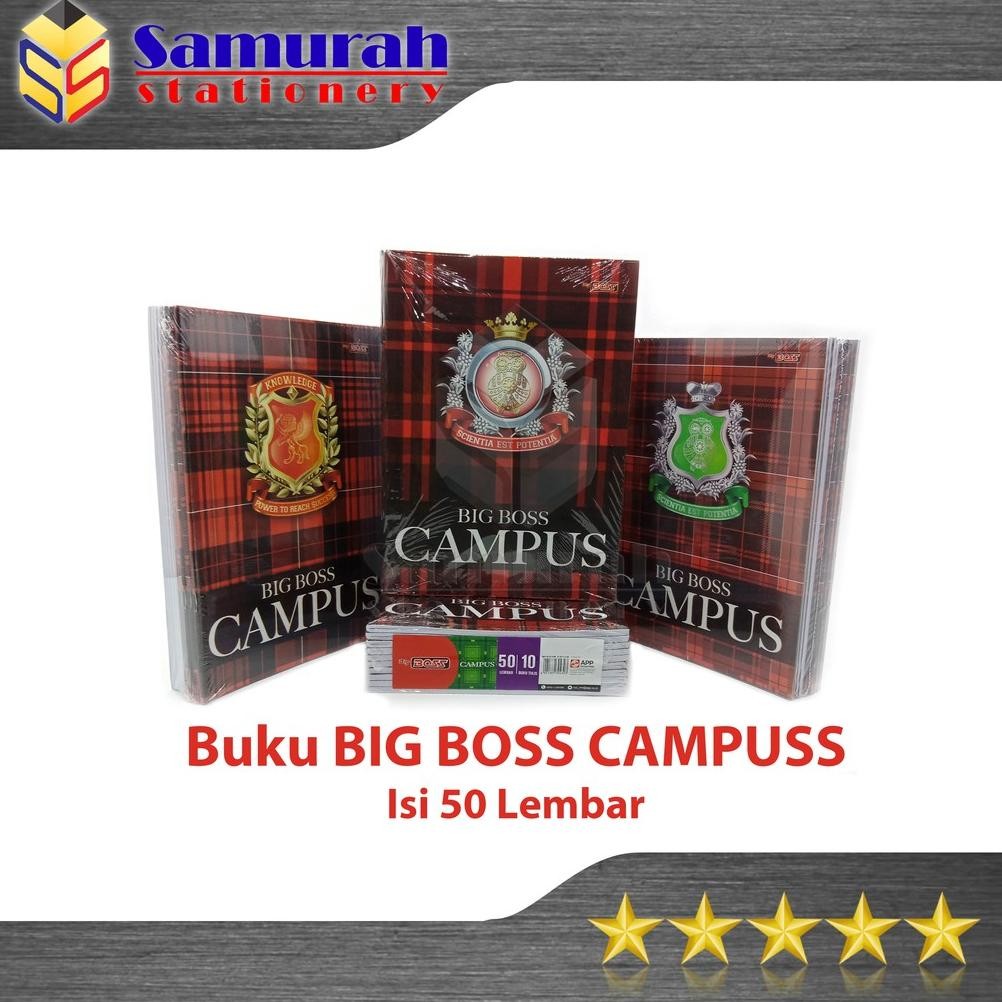 

Buku Tulis Sidu Big Boss Campus Isi 50 Lembar / Bigboss Campuss 50 Lbr / Buku Ukuran Boxy B5 50