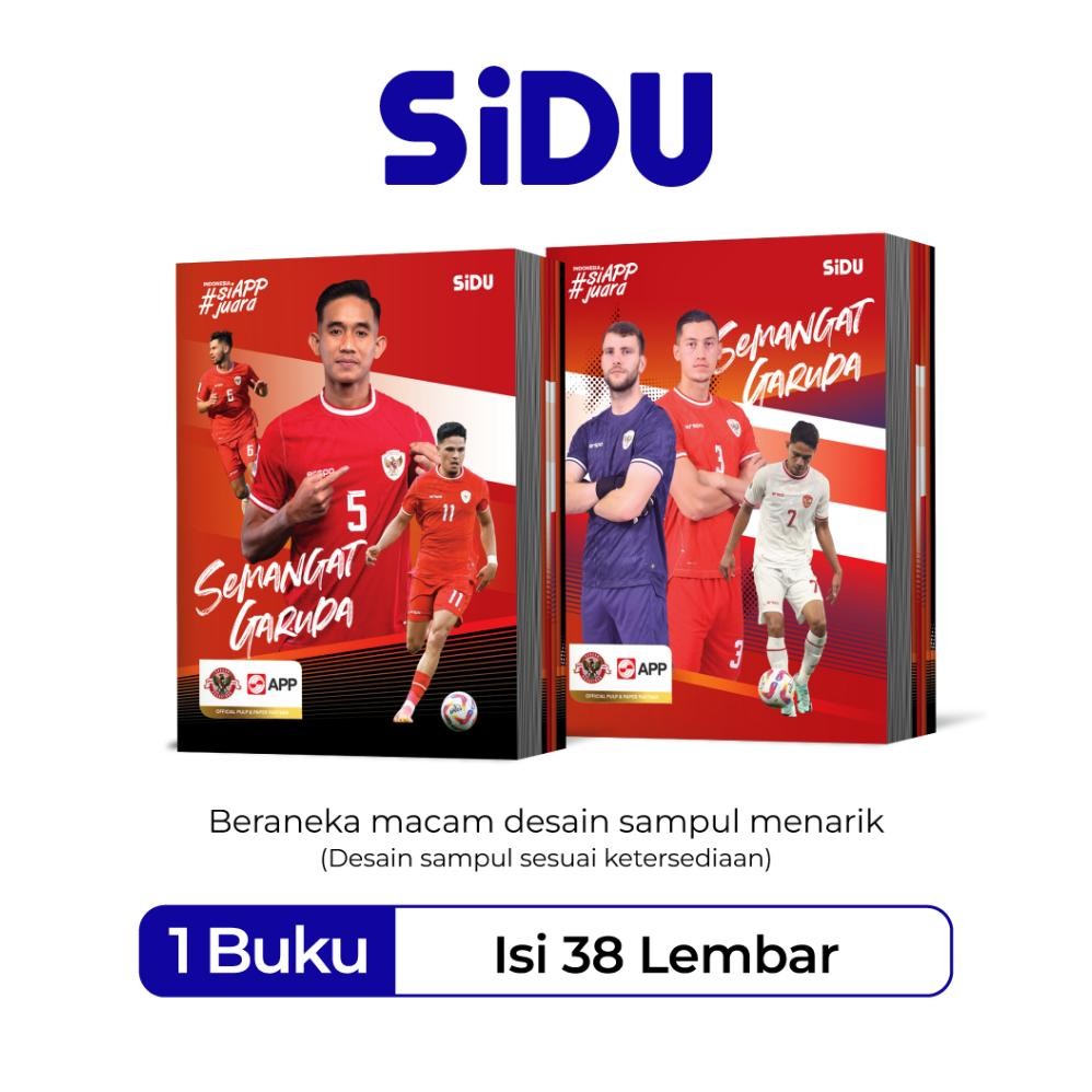 

SiDU Buku Tulis Timnas 38 Lembar - 10 buku