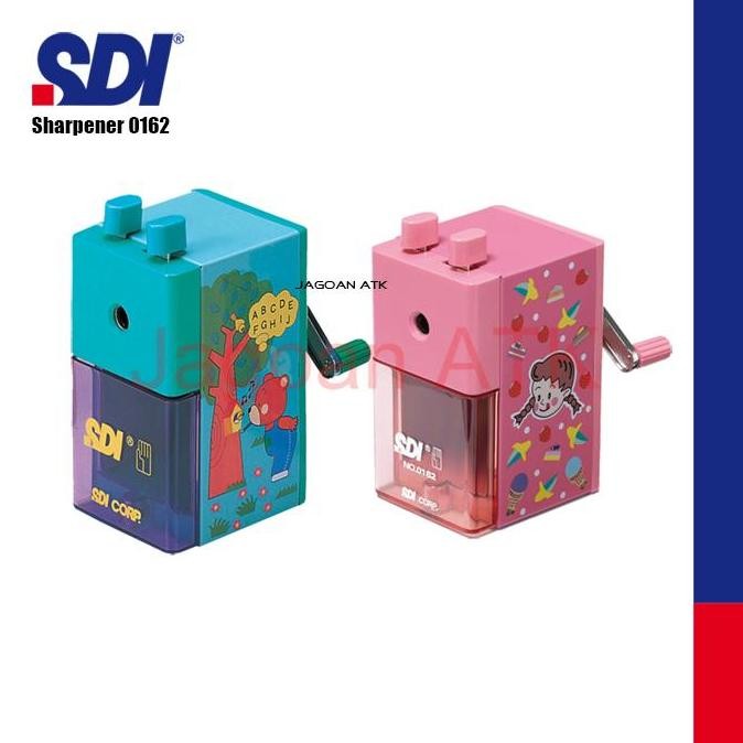 

SDI 0162 Serutan / Rautan Pensil Kayu Putar High Quality Full Besi KS