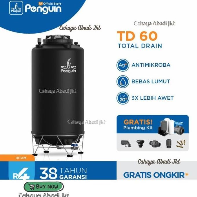 Terlaris Penguin Tangki | Toren Td60 | Tandon Air Td 60 600 Liter