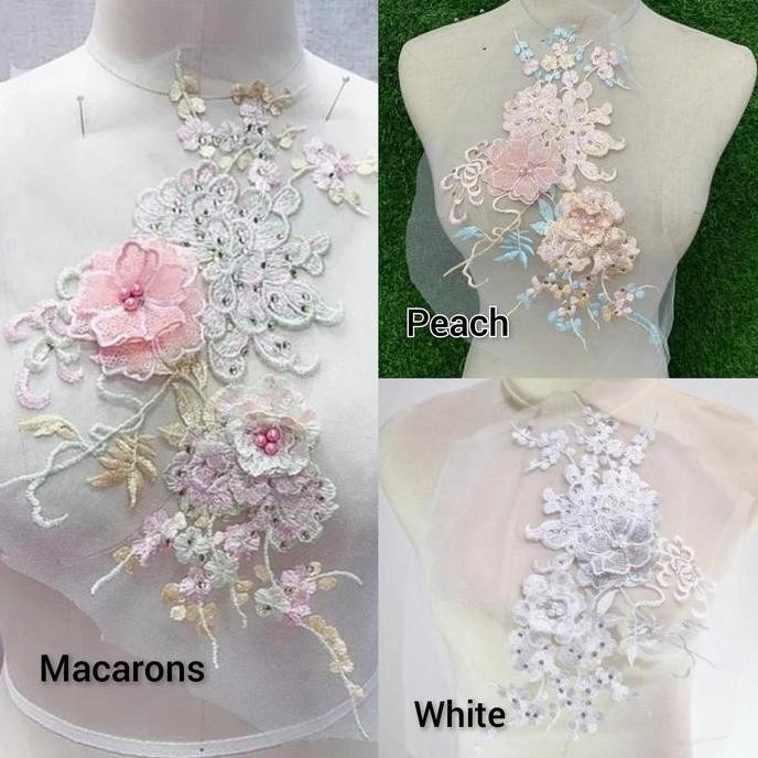 

:>:>:>:>] lace bordir bunfa 3d BB32, aplikasi bordir