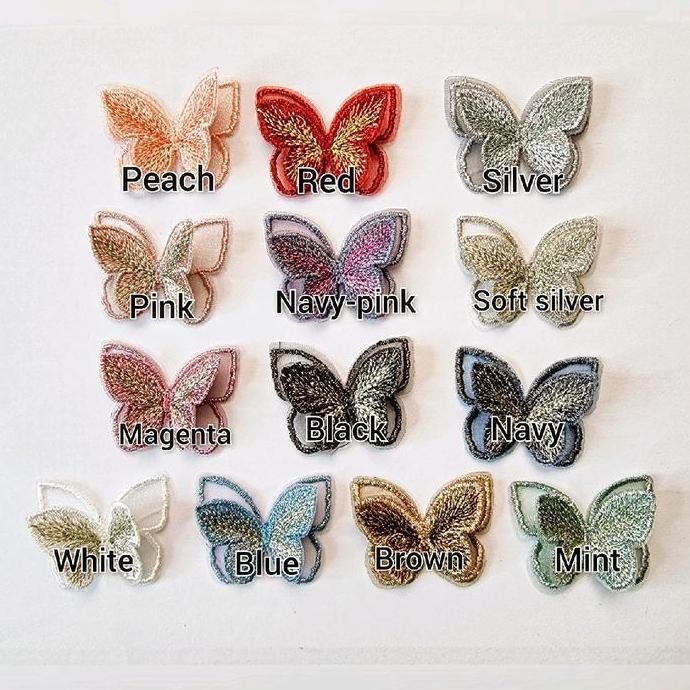 

$$$$] patch bordir kupu 2layer 3.5cm