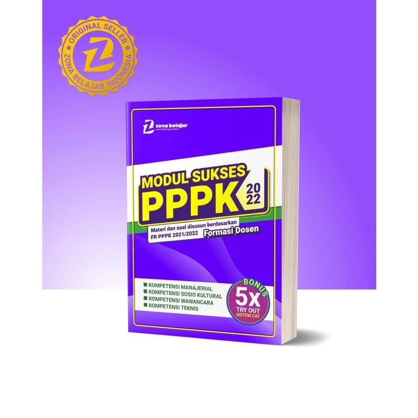 Buku Zona Belajar - Modul Sukses Pppk  Formasi Dosen Terbaru Best Quality 100% Original