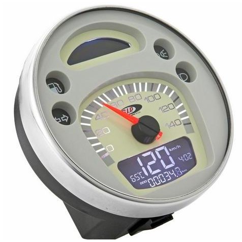 Speedometer Digital SIP Scooter Vespa PX New PX Clear White